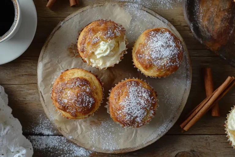 gooey cinnamon cream cheese muffins