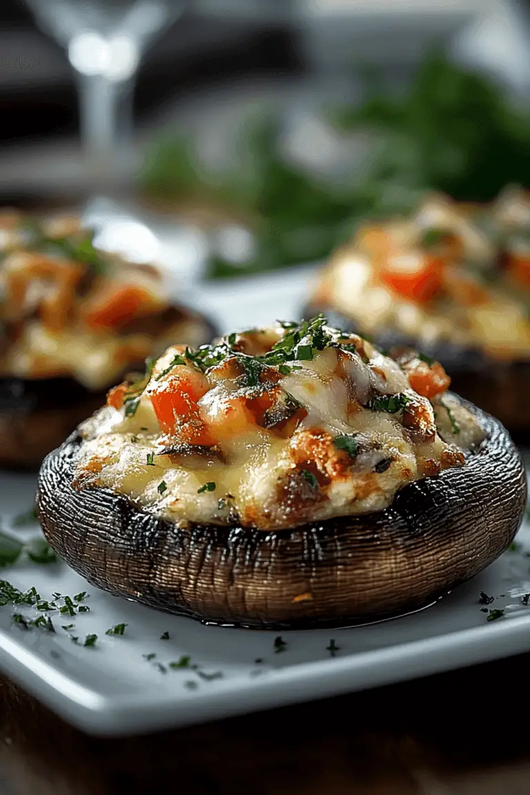 Delightful Stuffed Portobello Mushrooms Recipe
