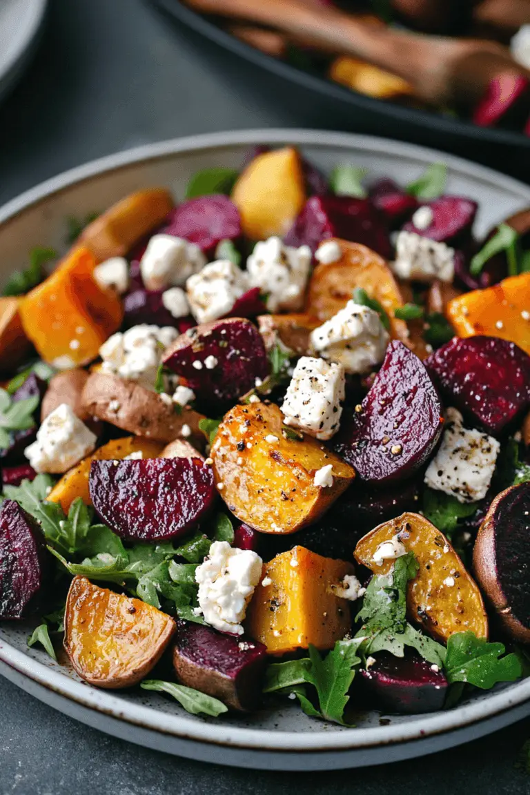 Creamy Roasted Beet Salad