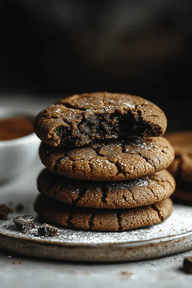 Soft Molasses Cookies Freshly Baked