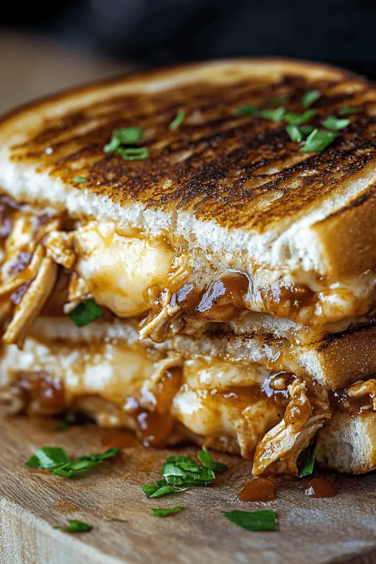 BBQ Chicken Grilled Cheese