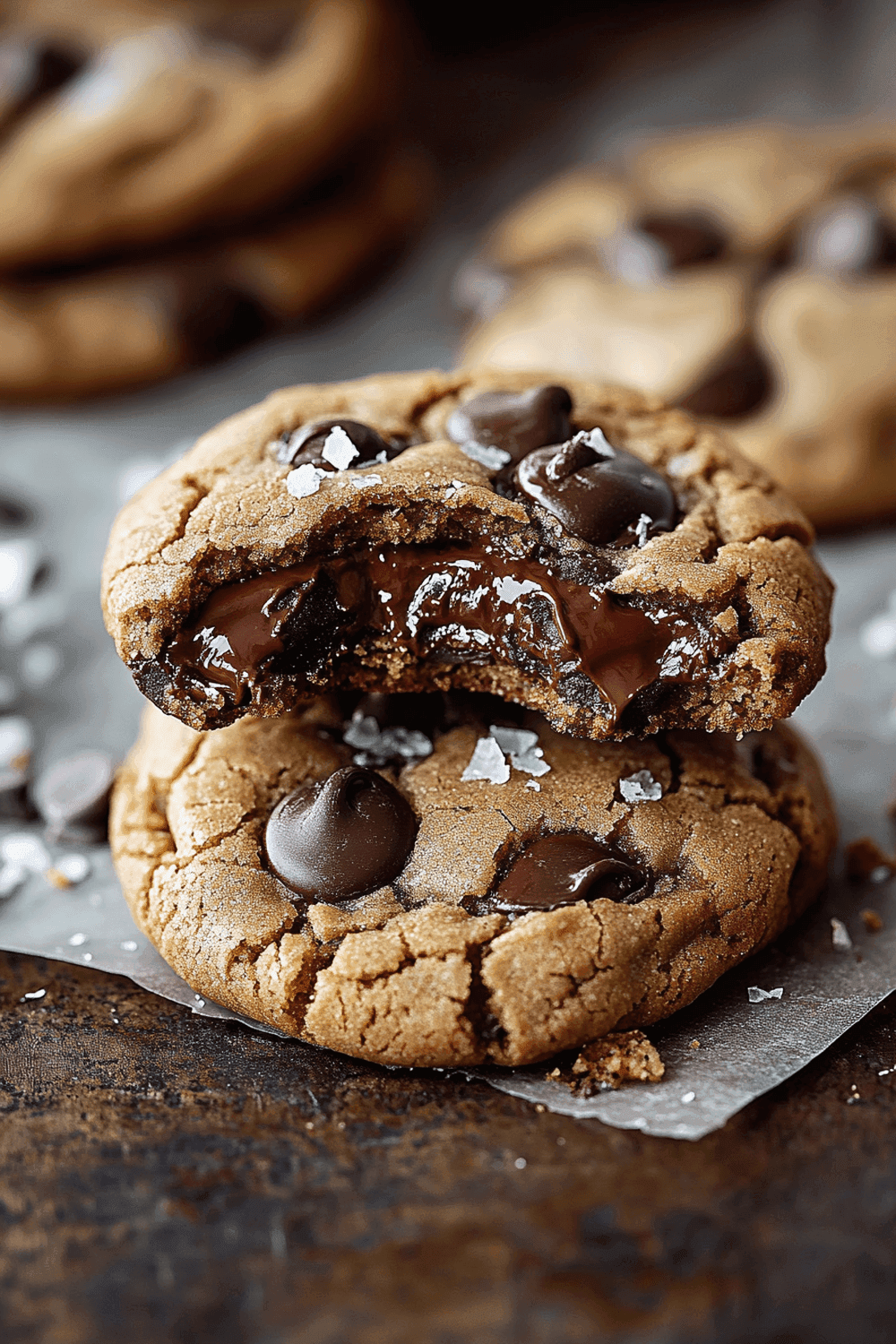 Nutella-Stuffed Chocolate Chip Cookies