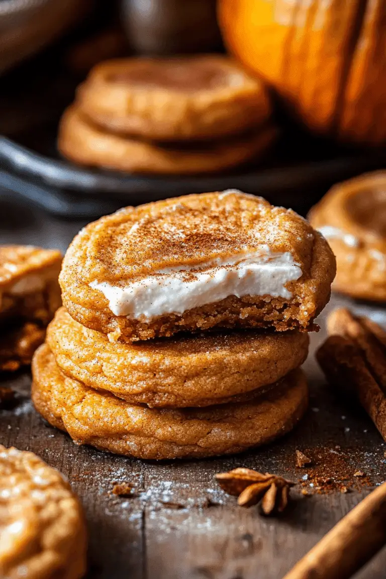 Delicious Pumpkin Cheesecake Cookies Recipe
