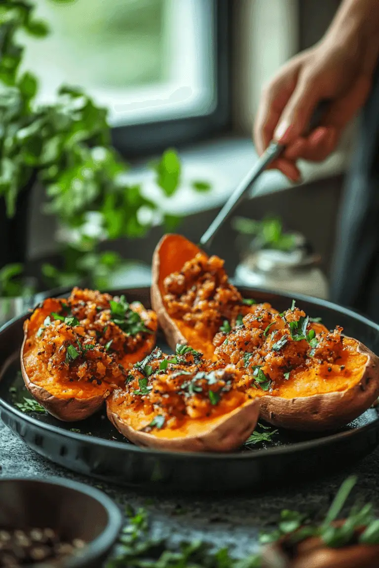 Flavorful Baked Sweet Potatoes
