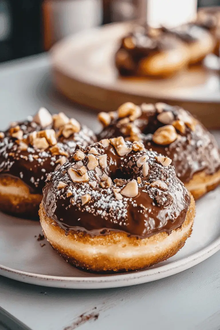 Hazelnut Nutella Donuts