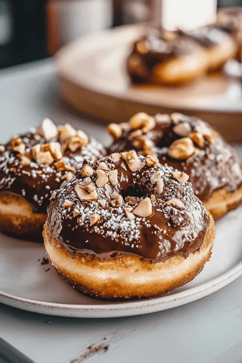 Hazelnut Nutella Donuts