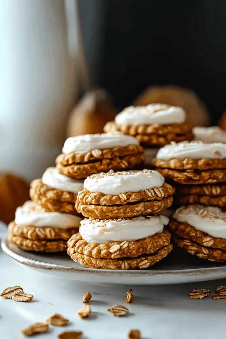 Pumpkin Oatmeal Cream Pies