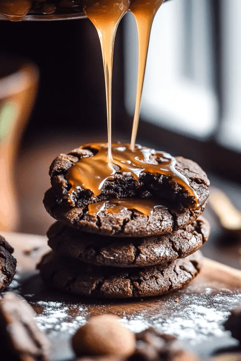 Salted Caramel Brownie Cookies