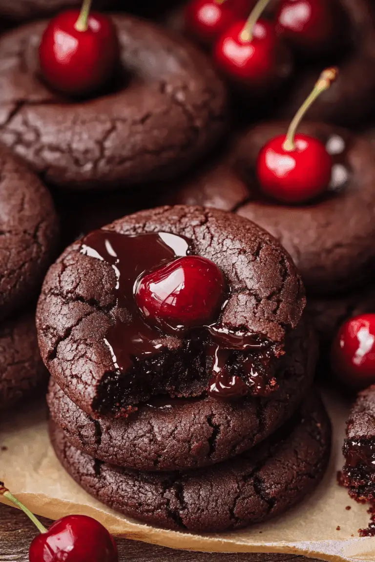 Chocolate Cherry Cookies
