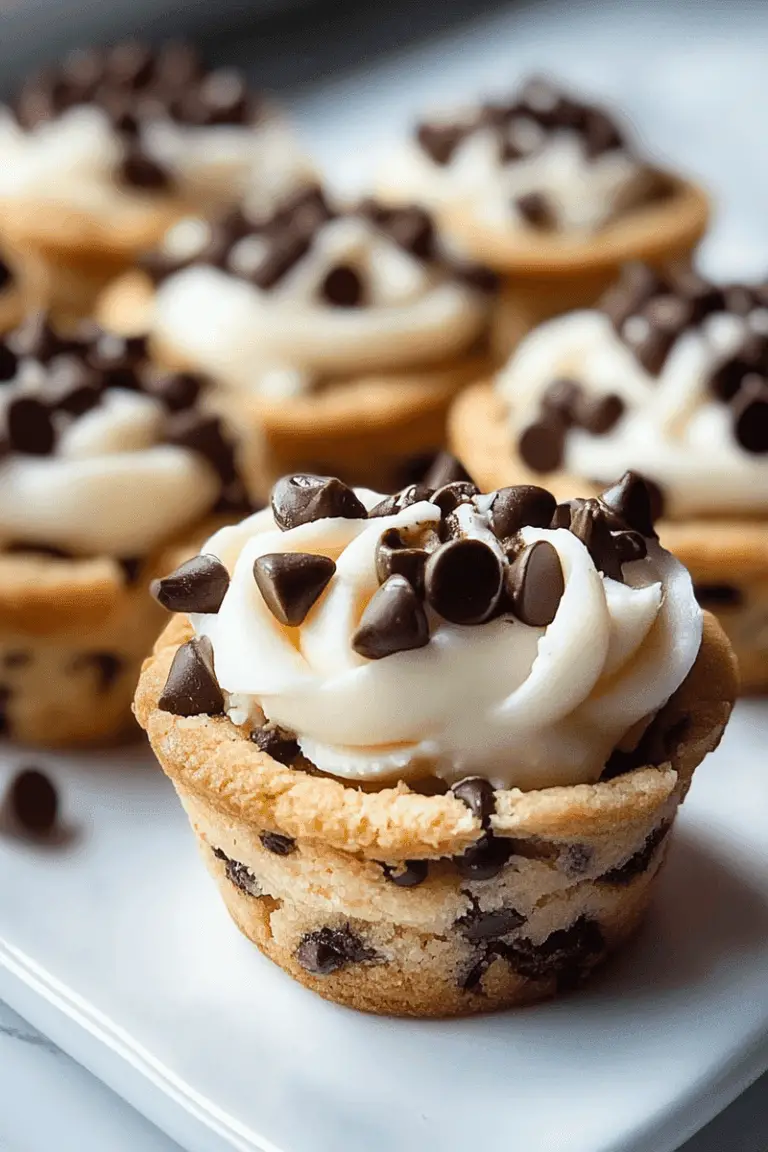 Cannoli Cookie Cups
