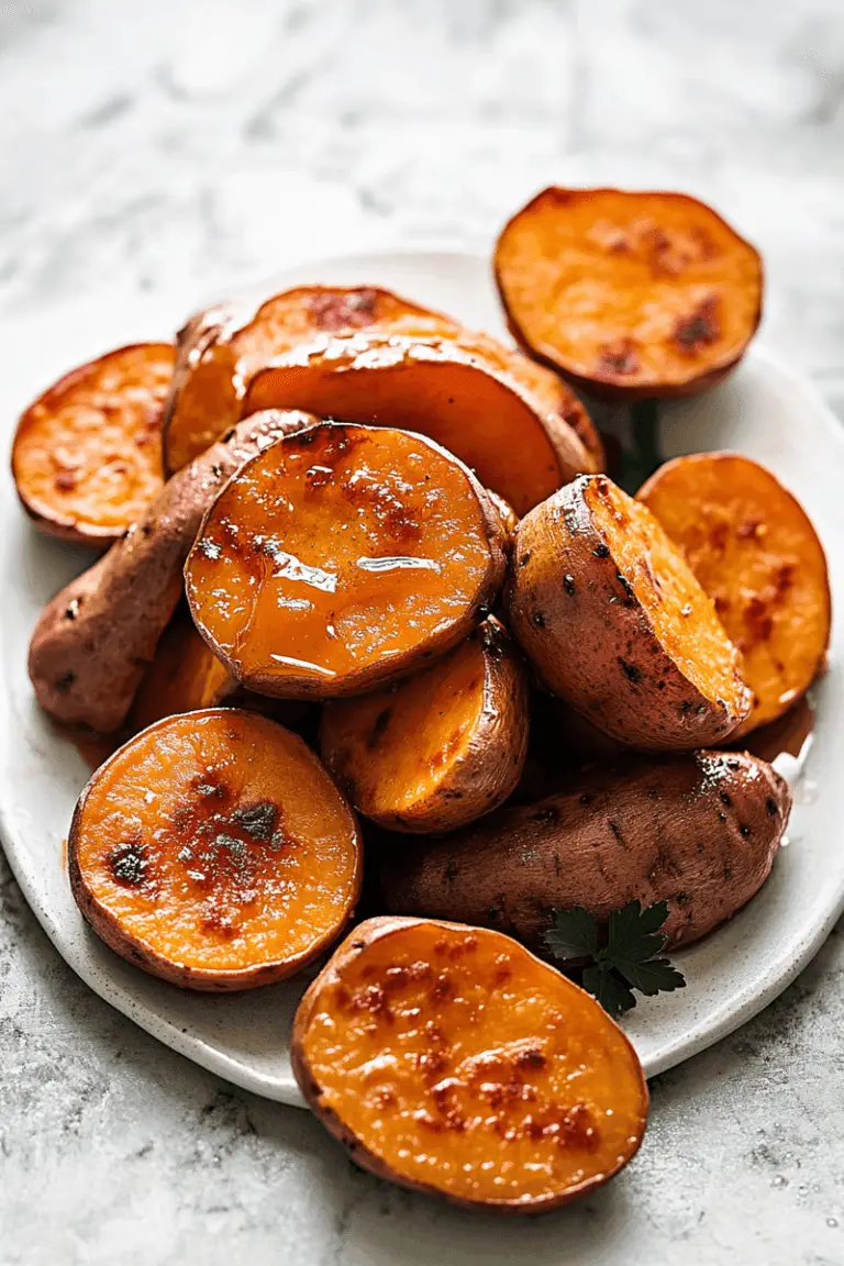 Hot Honey Sweet Potatoes