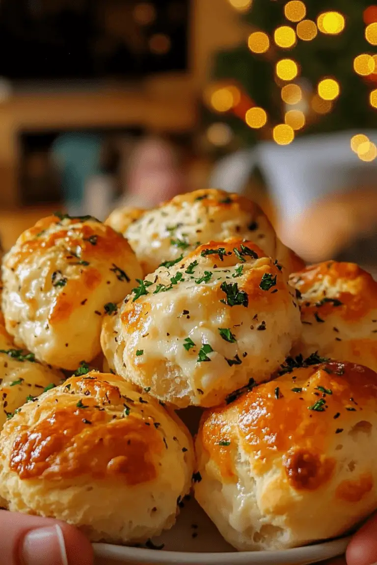 Pillsbury Biscuit Garlic Butter Cheese Bombs