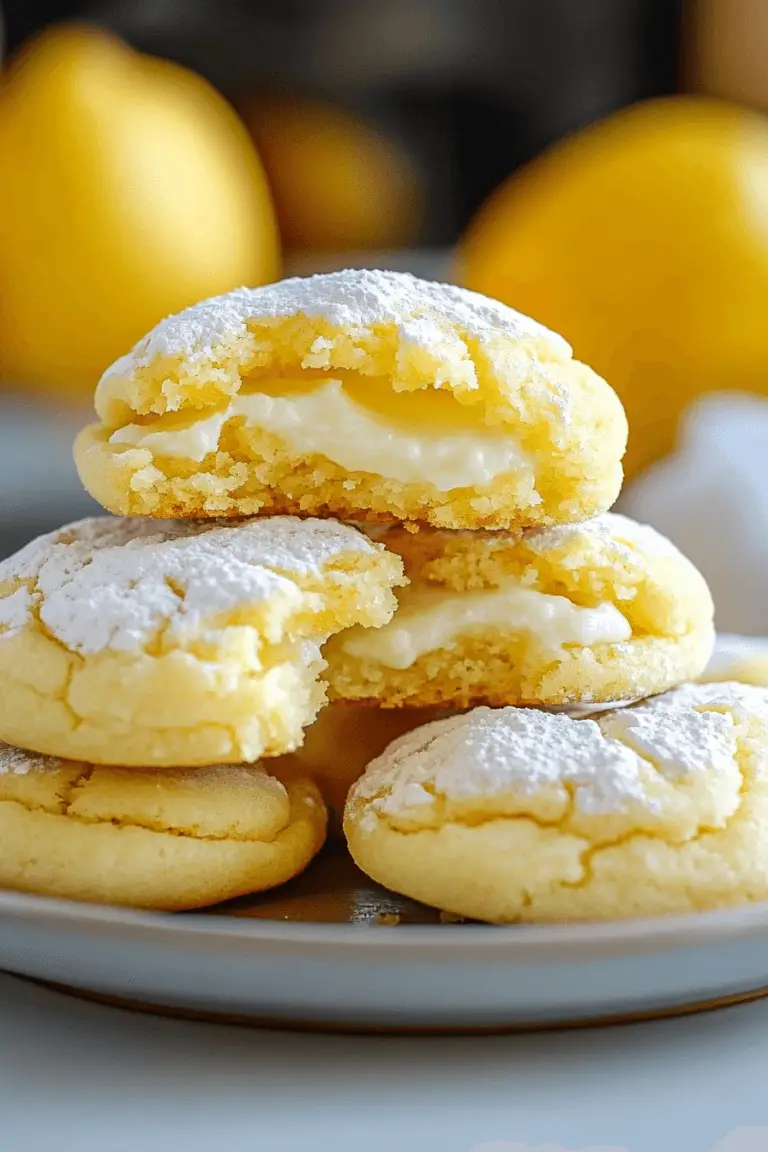 Stuffed Lemon Cookies Recipe