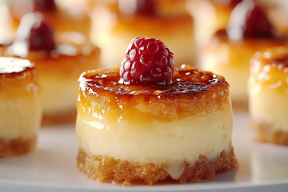 Mini Crème Brûlée Cheesecakes – Decadent Dessert