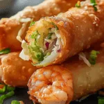 Crispy Shrimp and Cabbage Egg Rolls