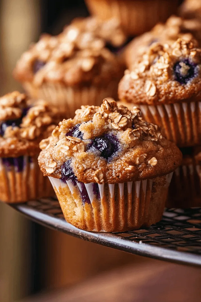 Bakery Style Blueberry Muffins