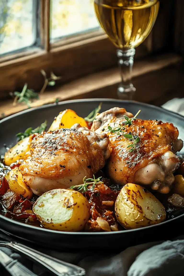 Chicken Thighs and Potatoes