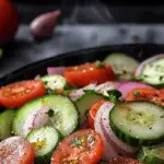 Spiced Cucumber, Onion, and Tomato Salad