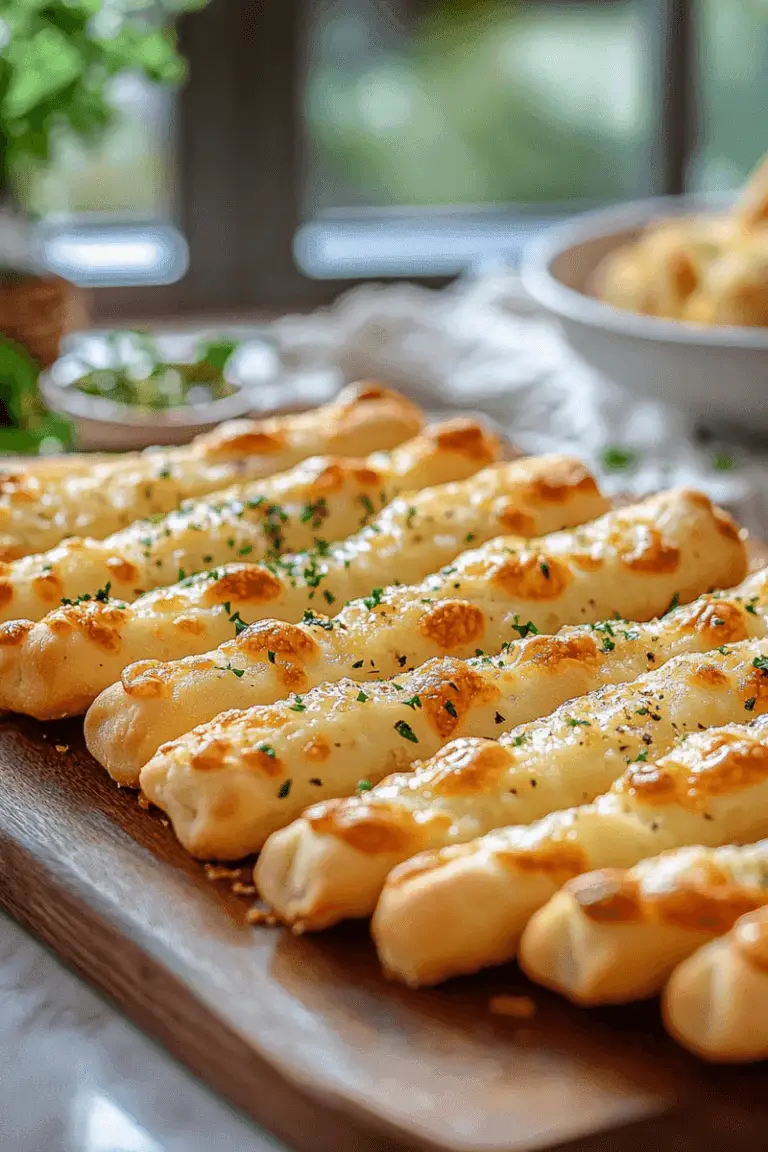 Cheesy Garlic Breadsticks