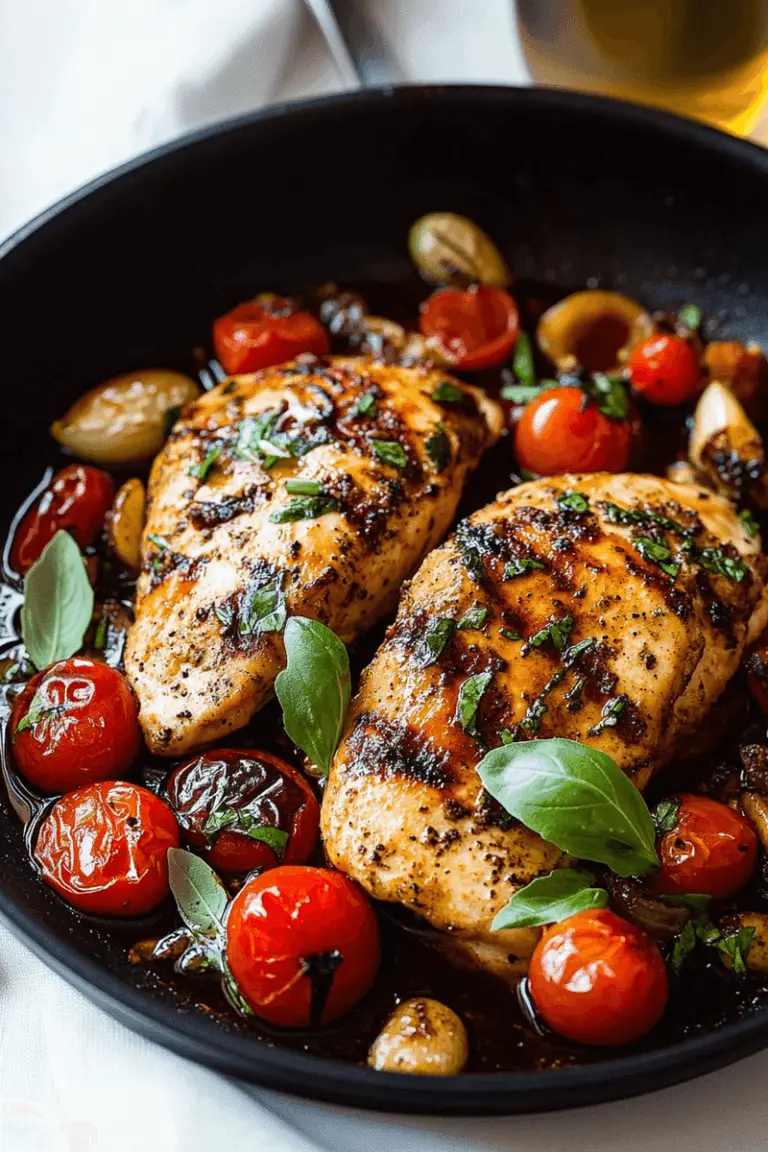 One Pan Balsamic Chicken