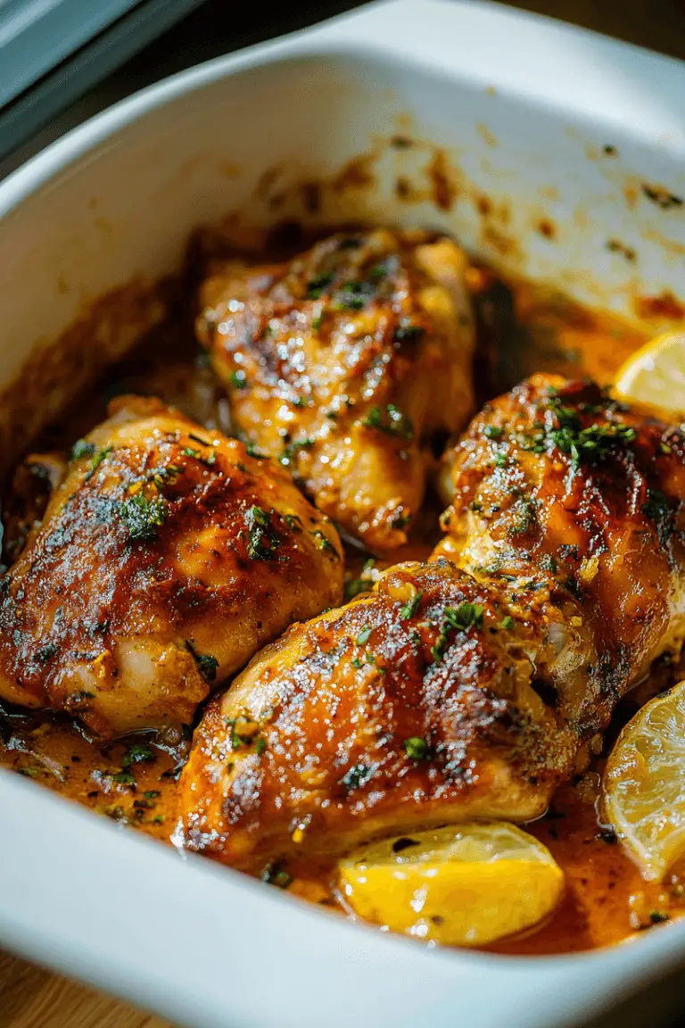 Baked Lemon Butter Chicken