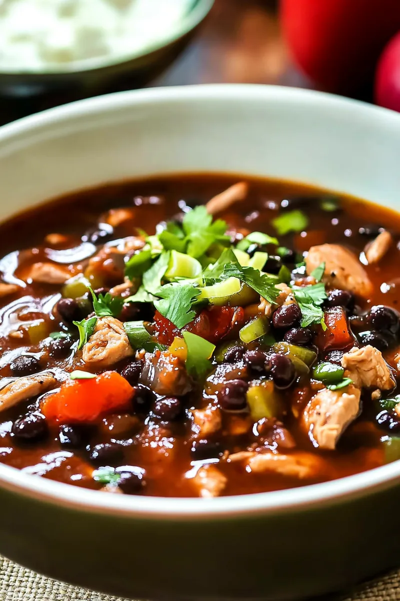 Chicken Black Bean Soup Recipe