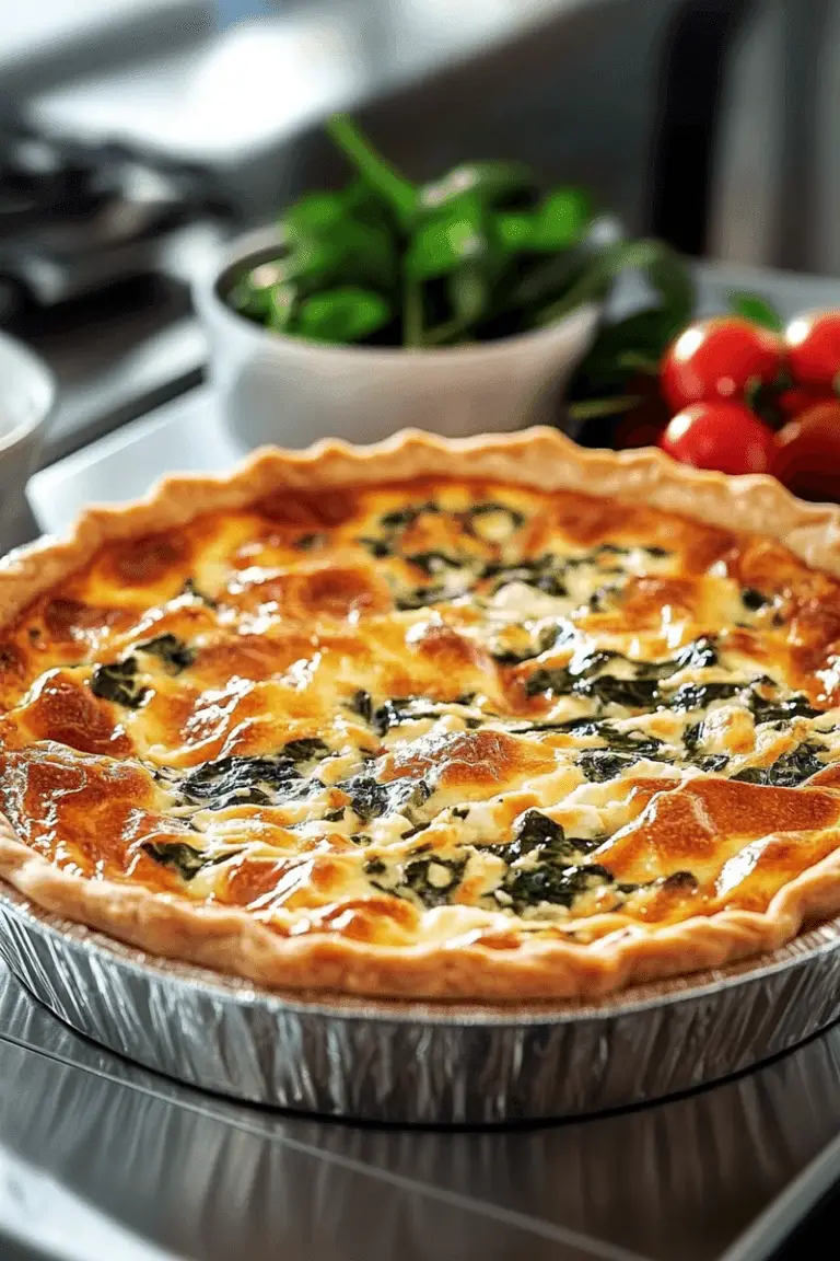Ricotta Spinach Quiche