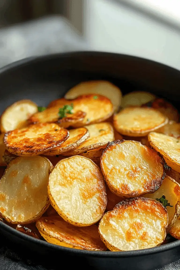 Crispy Air Fryer Sliced Potatoes