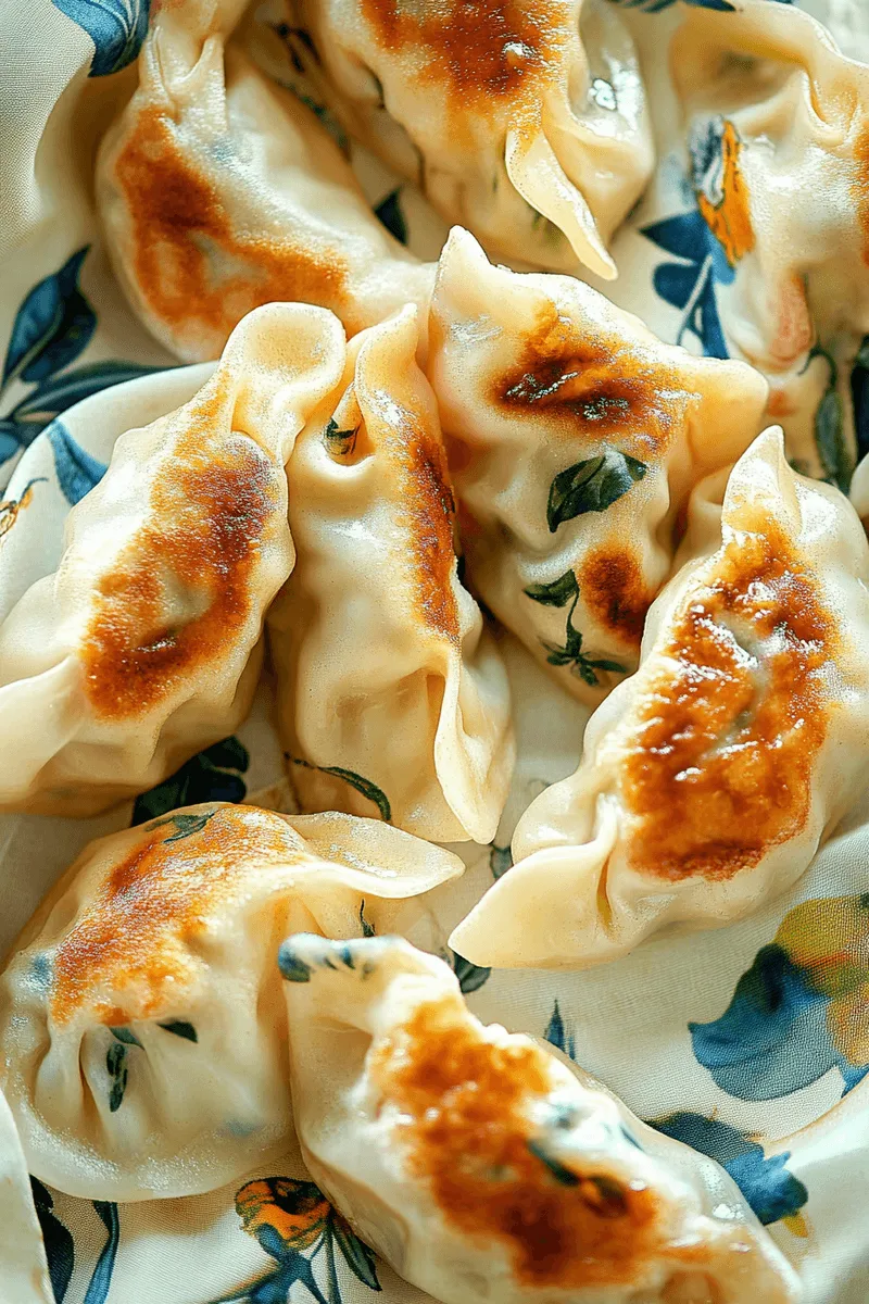 Chicken Potstickers Dish