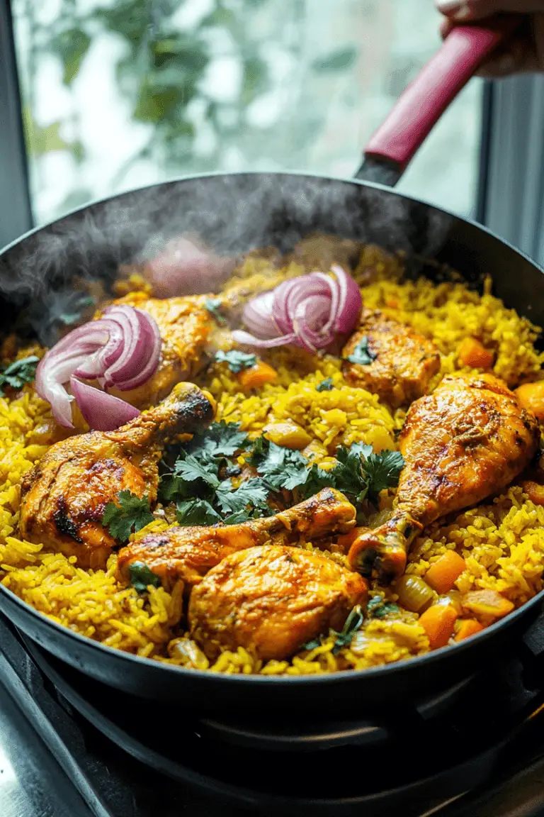 One Pot Turmeric Chicken and Rice