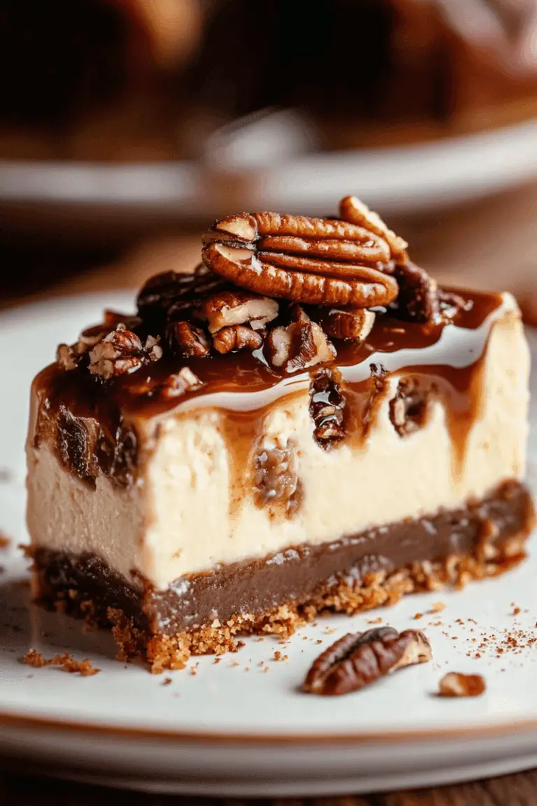 Pecan Pie Cheesecake Delight