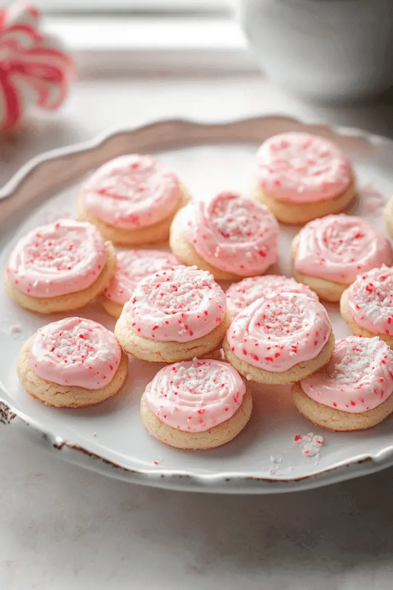 Peppermint Meltaway Cookies