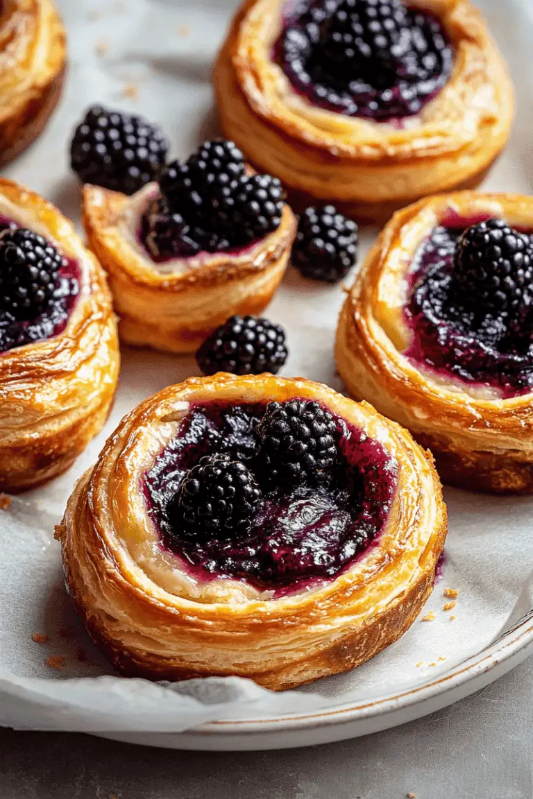 Blackberry Cream Cheese Danish