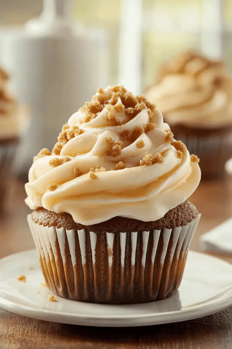 Toffee Crunch Cupcake