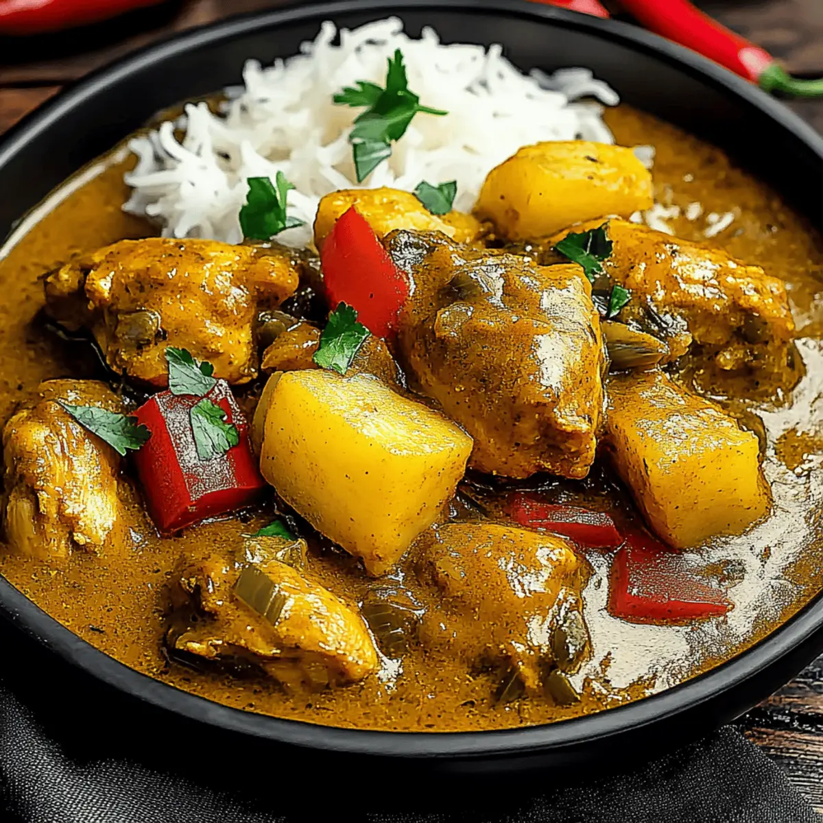 Authentic Jamaican Curry Chicken