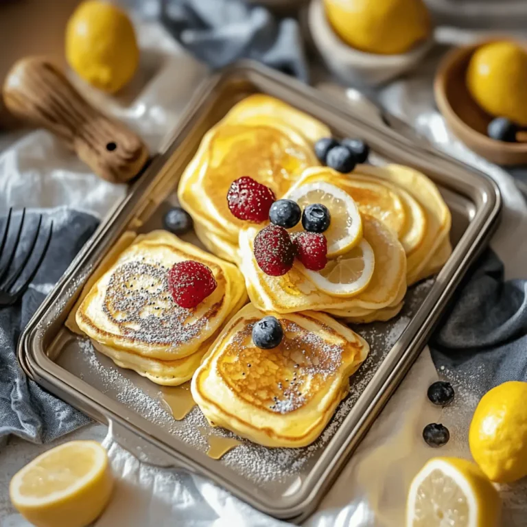 Lemon Poppyseed Sheet-Pan Pancakes for Effortless Mornings