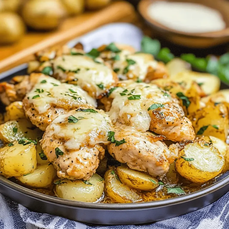 Garlic Parmesan Chicken and Potatoes