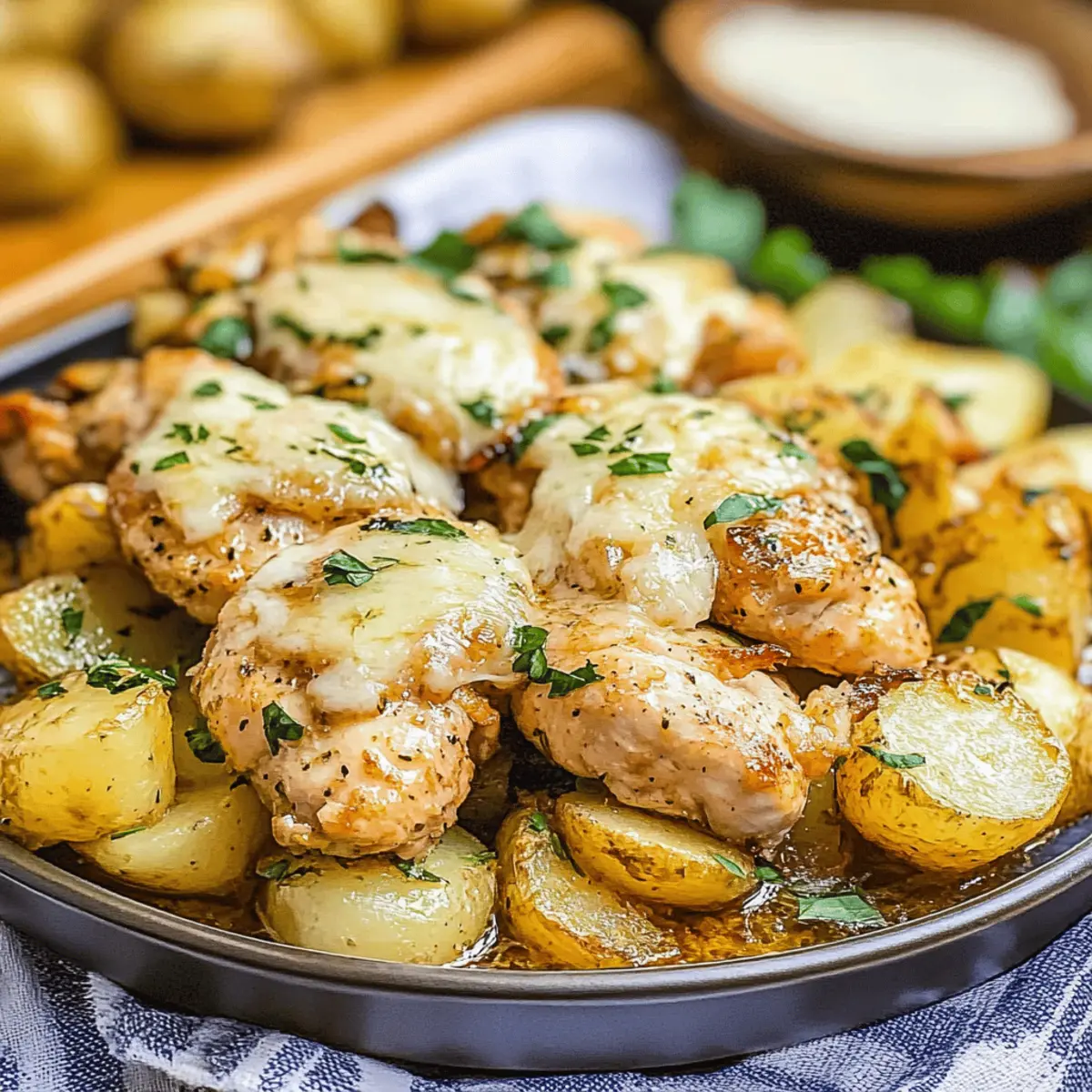 Garlic Parmesan Chicken and Potatoes