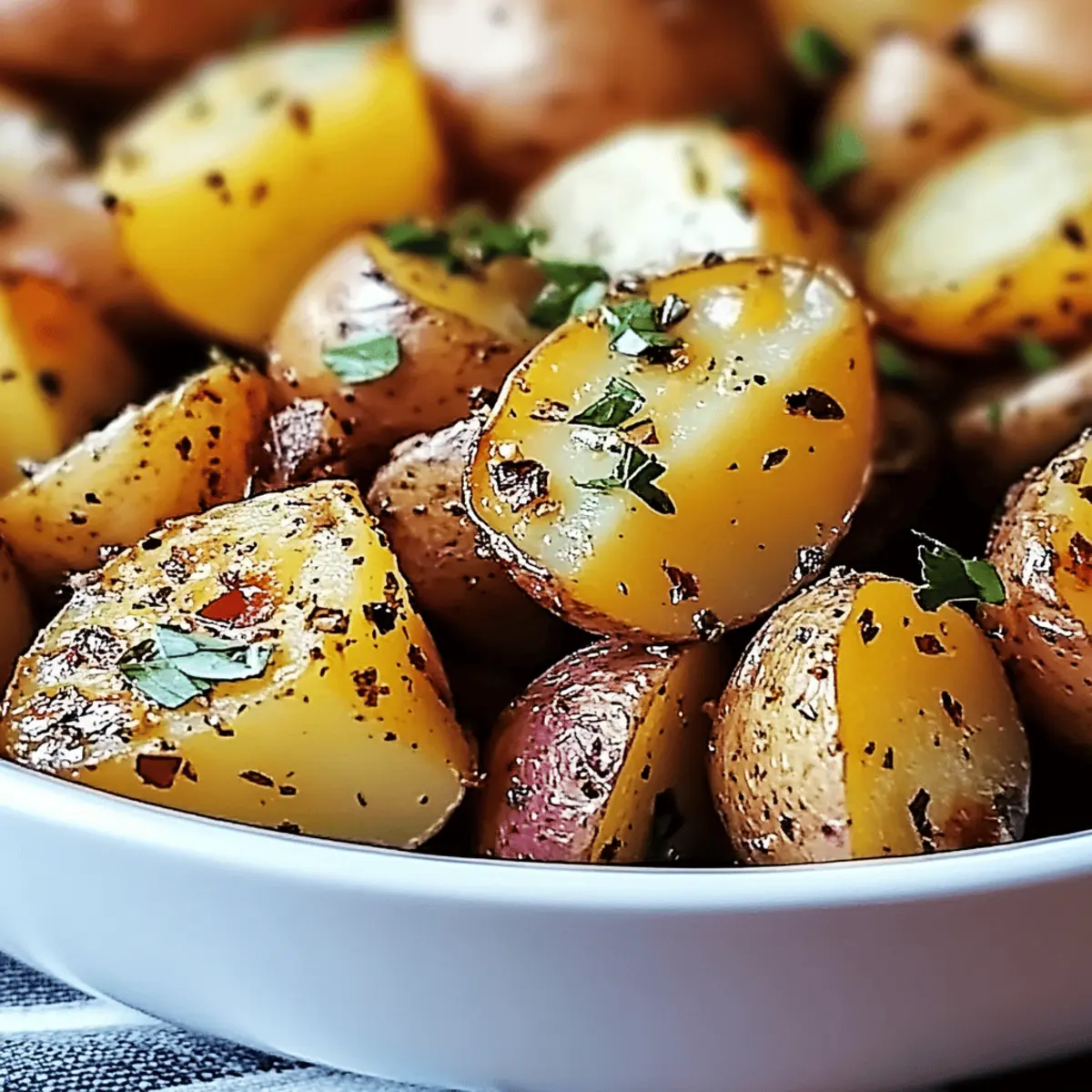 Honey Mustard Roasted Potatoes