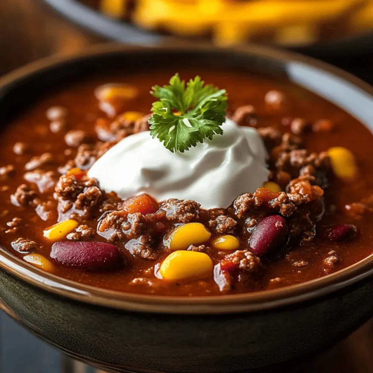 Easy Classic Beef Chili