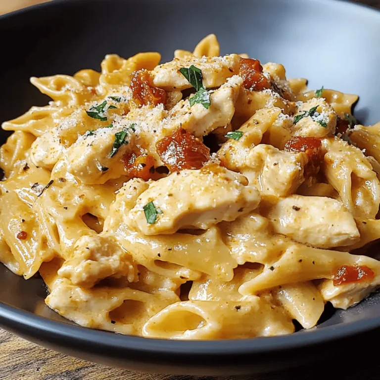 Marry Me Chicken Pasta