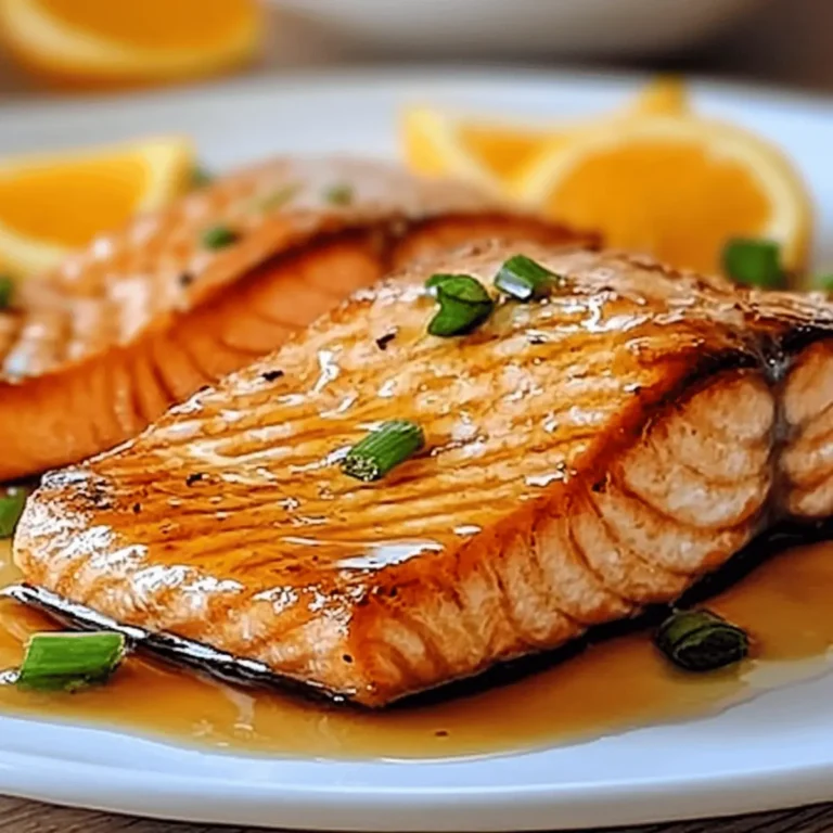 Orange Glazed Salmon