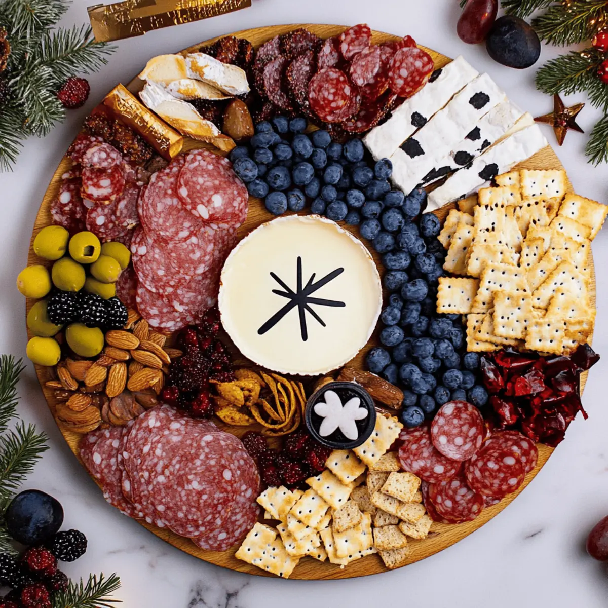 New Year's Eve Charcuterie Board