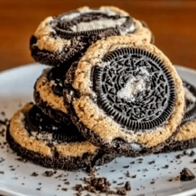 Copycat Crumbl Chocolate Oreo Cookies