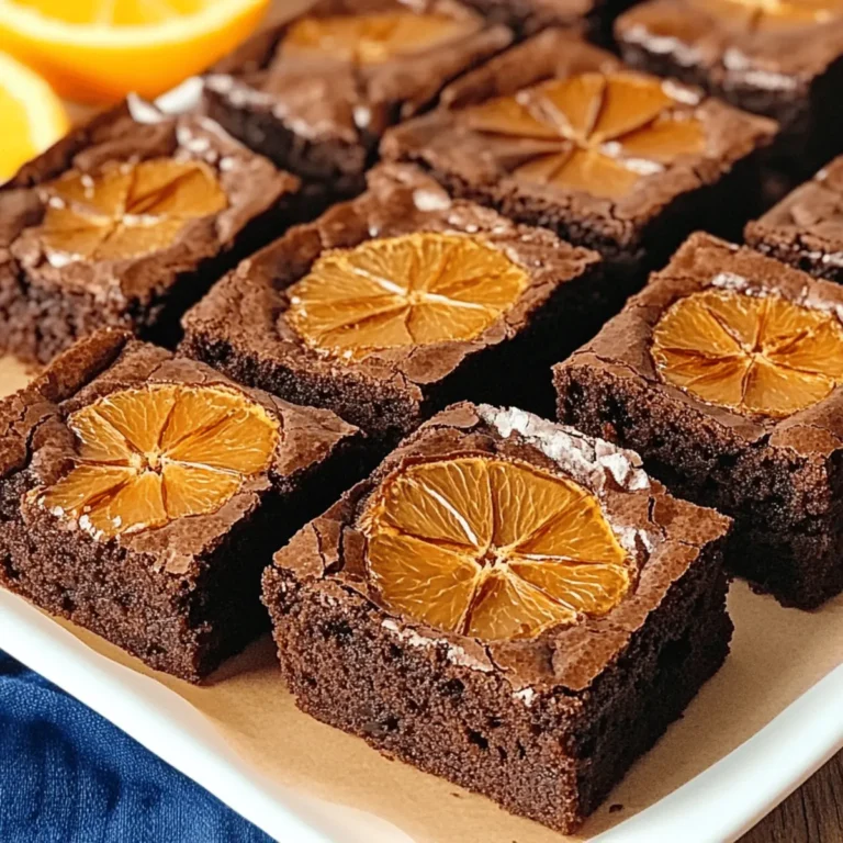 Orange Brownies