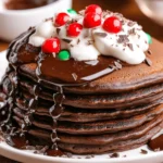 Hot Chocolate Pancakes