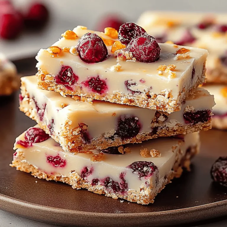 Cranberry Bliss Bars