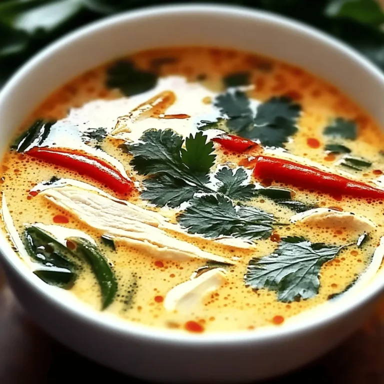 Thai Coconut Chicken Soup