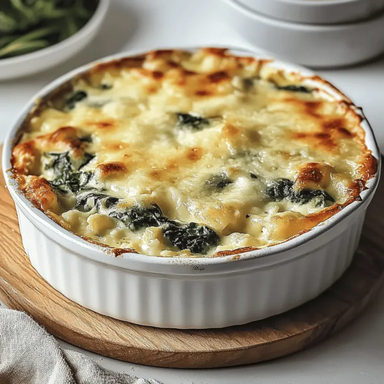 Easy Spinach Gratin