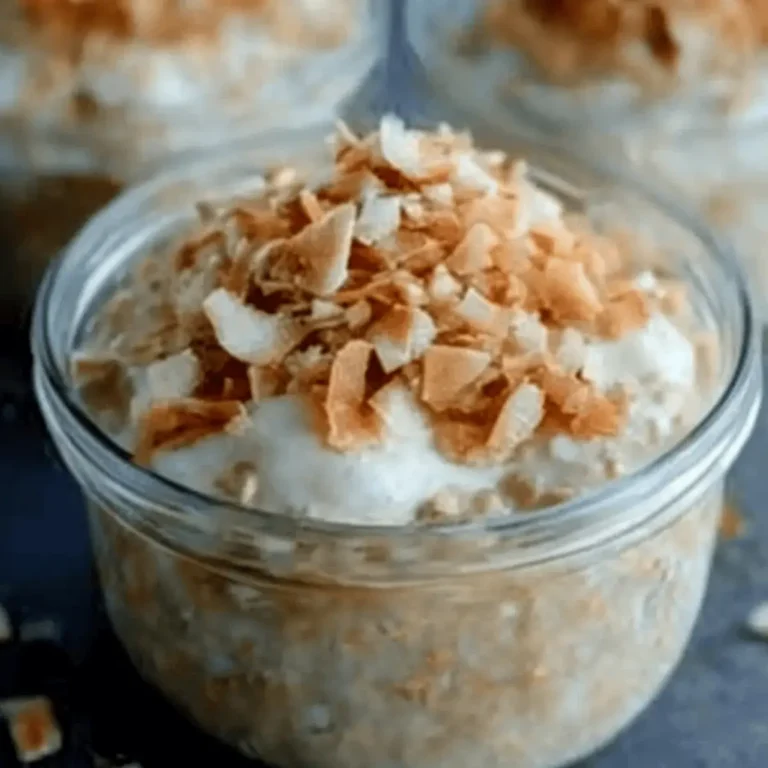 Coconut Cream Pie Overnight Oats